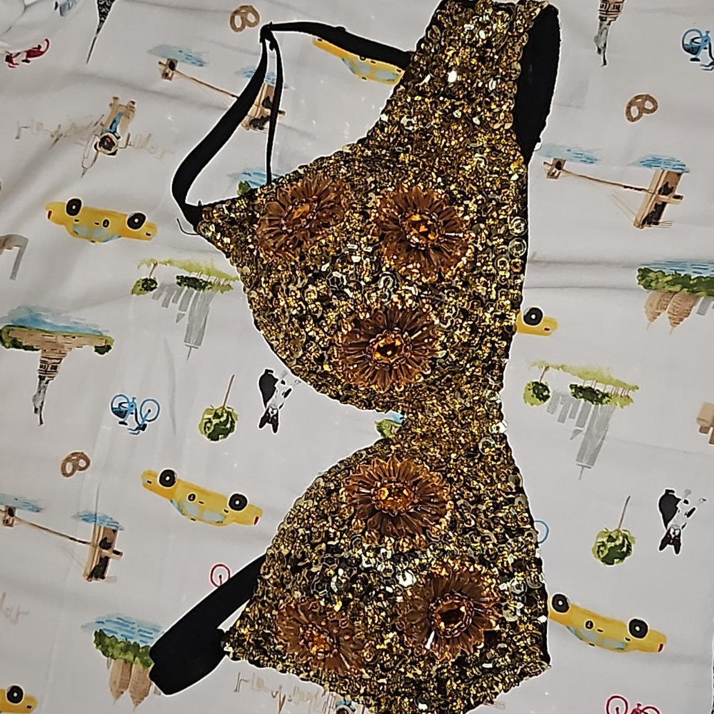 Super Sparkly Holiday Bra